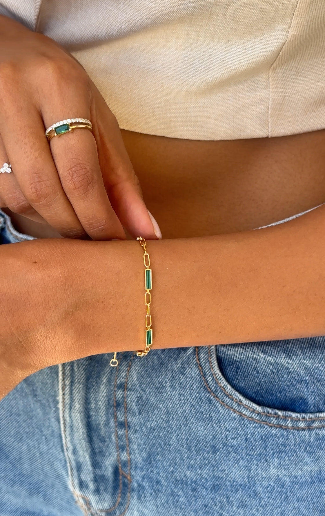 Malachite Bracelet