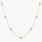 Green Baguettes Necklace