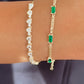 Green Baguettes Bracelet