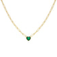 Green Heart Necklace