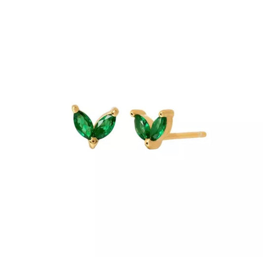 Bella Green Studs