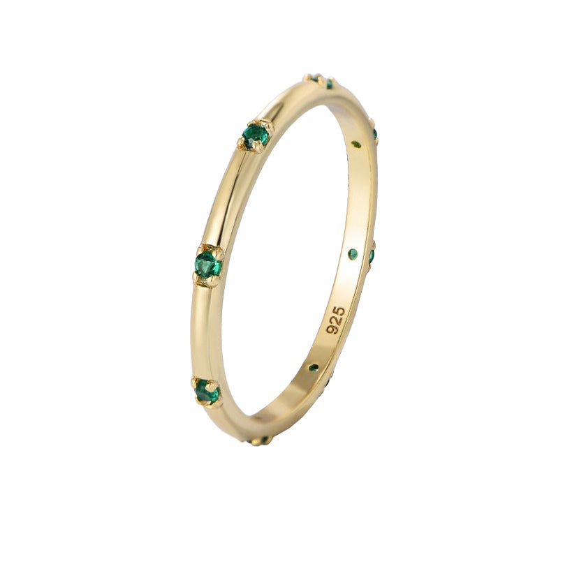 Thin Green Ring