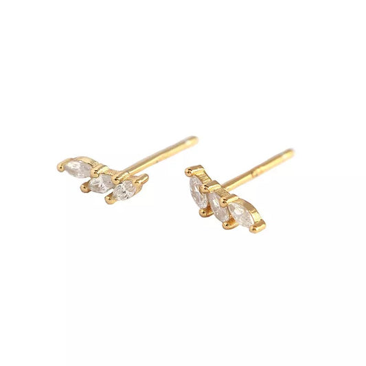 Trio Marquise Studs